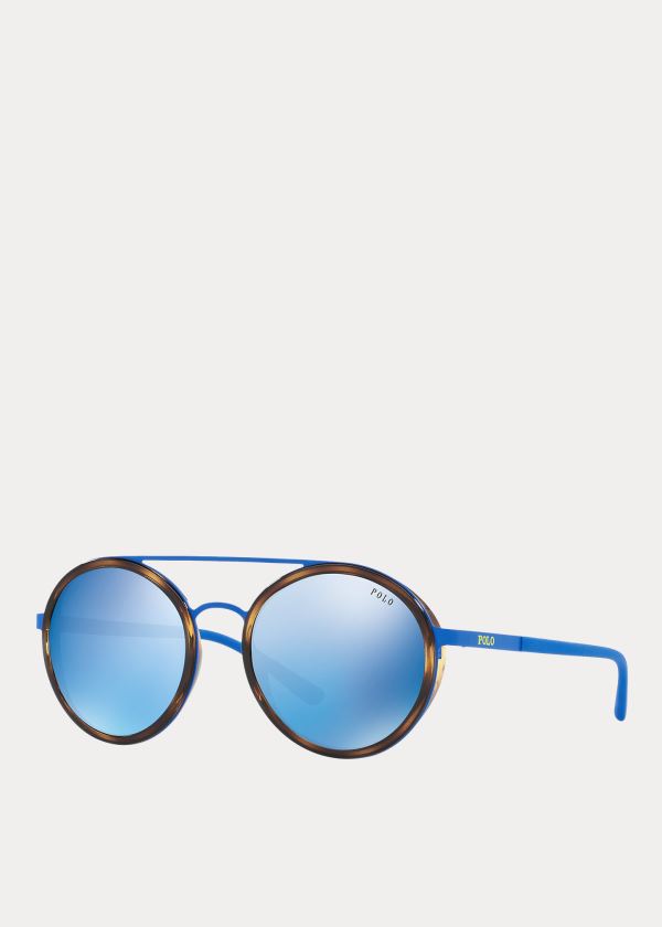 Women's Polo Ralph Lauren Double-Bridge Sunglasses | 943510ICR